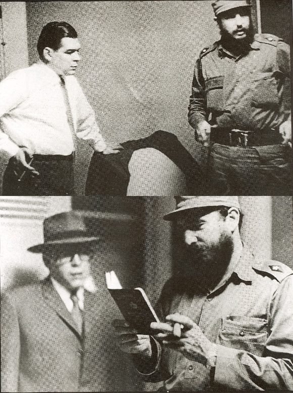 La última vez que fueran fotografiados juntos el Che y Fidel.